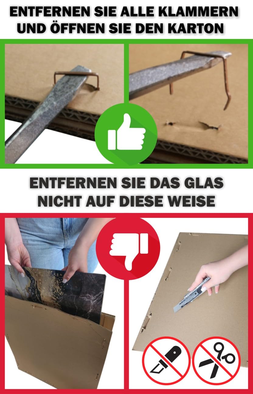 2x30x52cm - Herdabdeckplatte, Herdabdeckung für Glaskeramik-Kochfelder, Gehärtetes Glas, 60x52cm, mehrfarbig, Schneideplatte