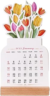 Blooming Bouquet Calendar, Monthly Planner Desk Calendar, Vase Shaped 2025 Calendar, Wooden Base Desk Calendar, Blooming Flowers Calendar, Funny Desk Calendar, Desk Calendar With Wooden Base