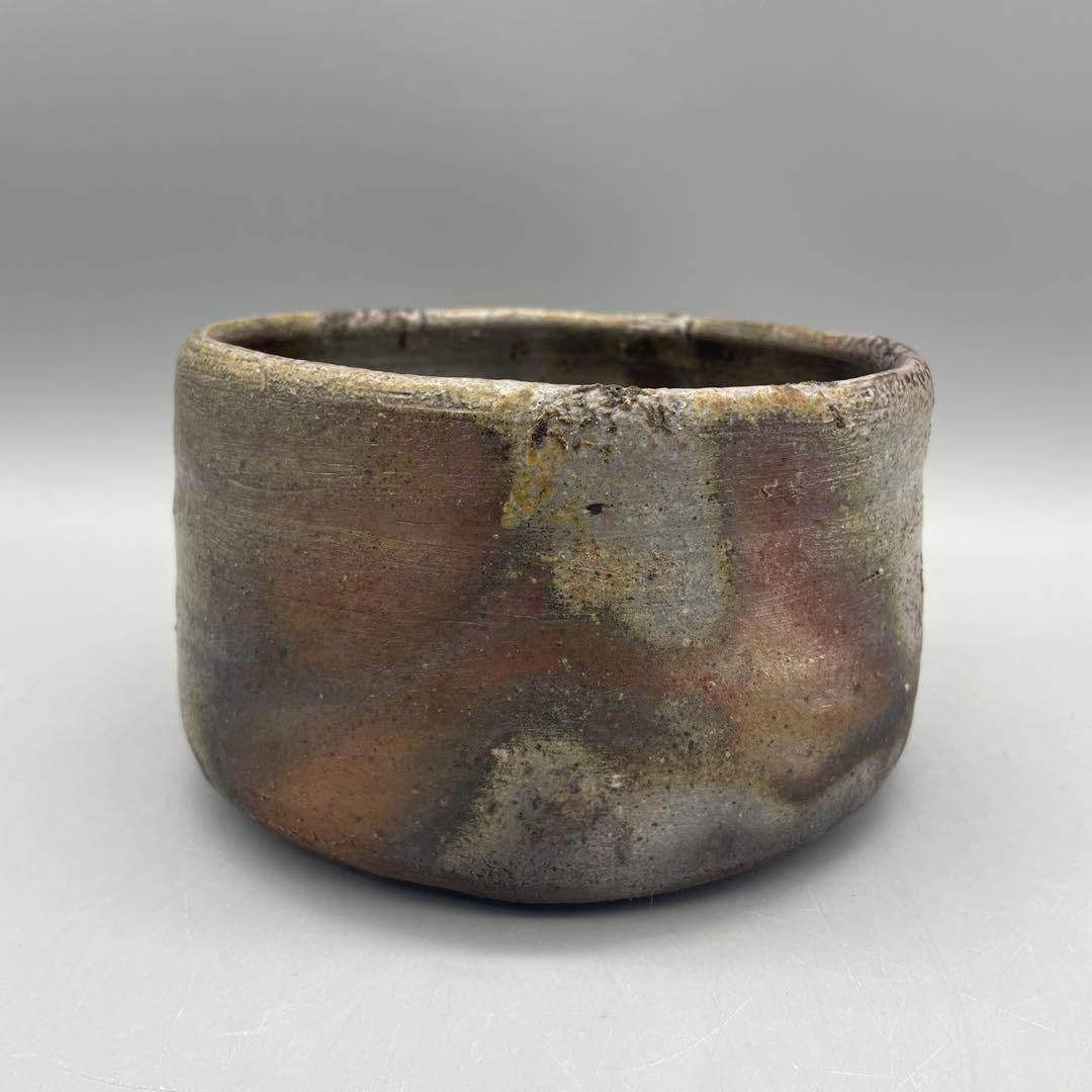 Amazon.co.jp: 備前焼 森 陶山 建水 共箱茶道具 骨董 アンティーク