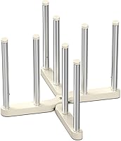 KORRTFID Retractable Reusable Bag Drying Rack - Collapsible Metal Bottle Cup Drainer for Water Bottles, Mason Jars, Mugs (1 Pack)