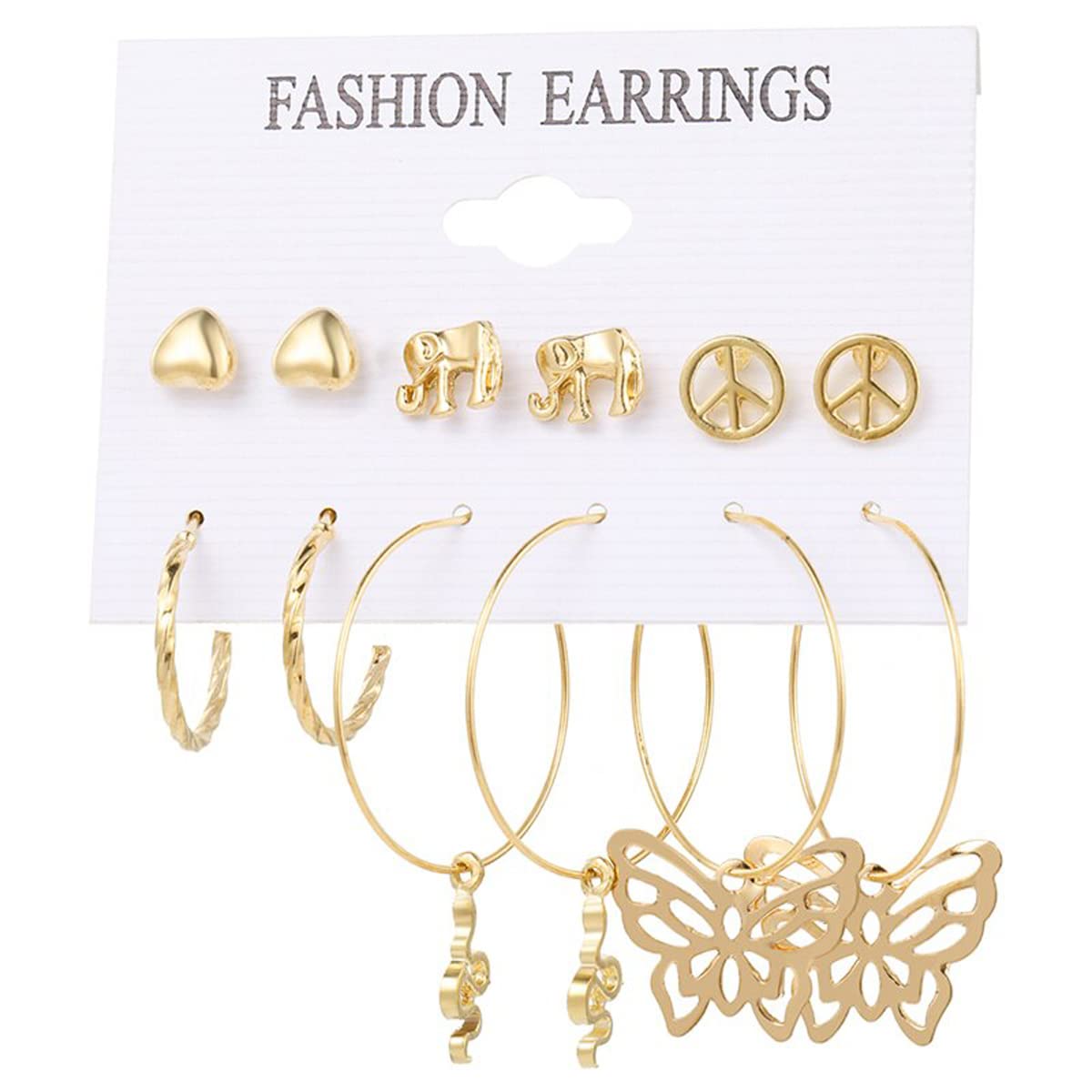 Gold-Plated Drop Earrings JG-PC-ERG-8669