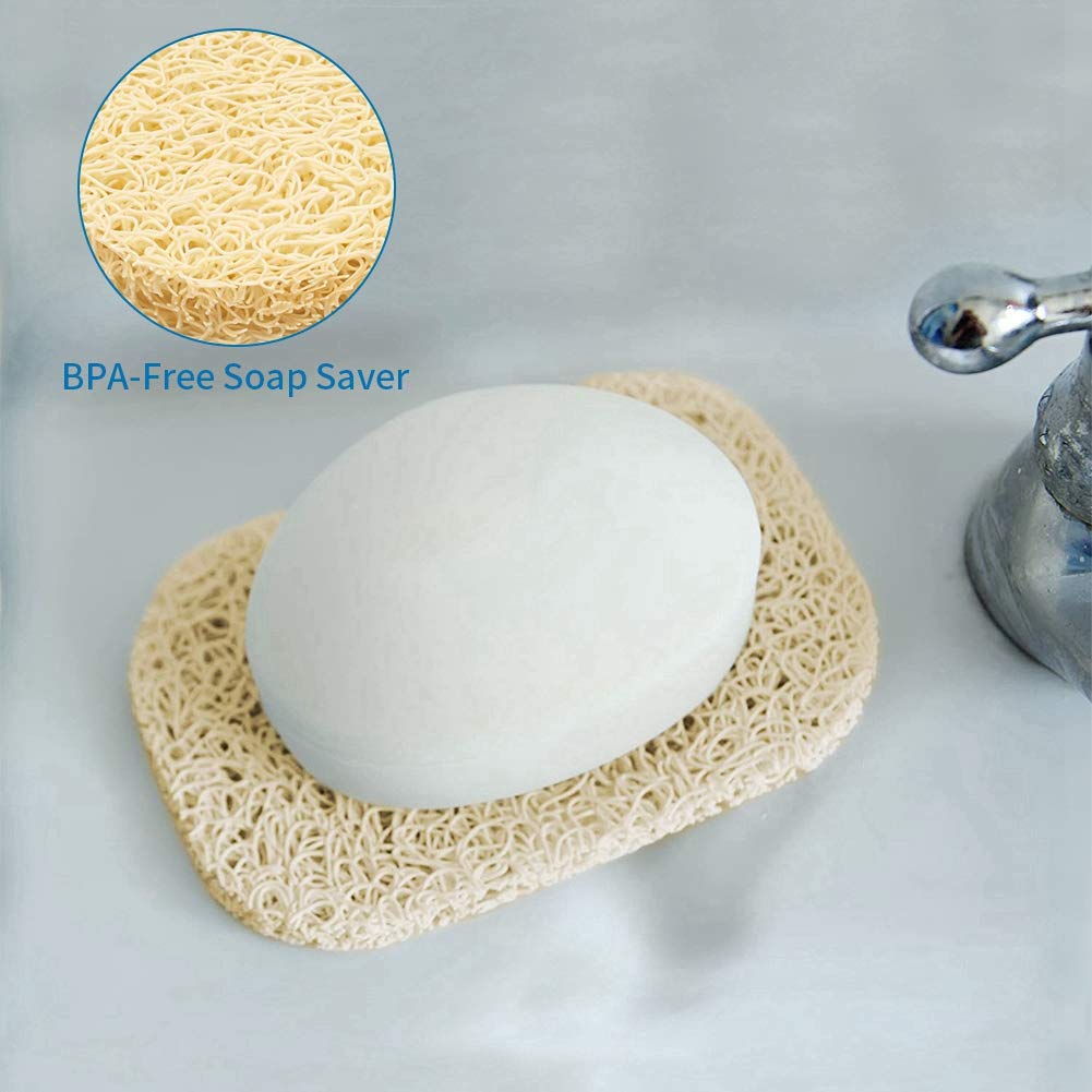 Portasapone a parete in acciaio inox per bagno e cucina
