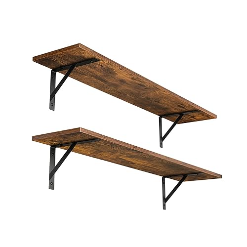 DINZI LVJ Long Wall Shelves, 31.5 Inch Wall Mounted Shelves