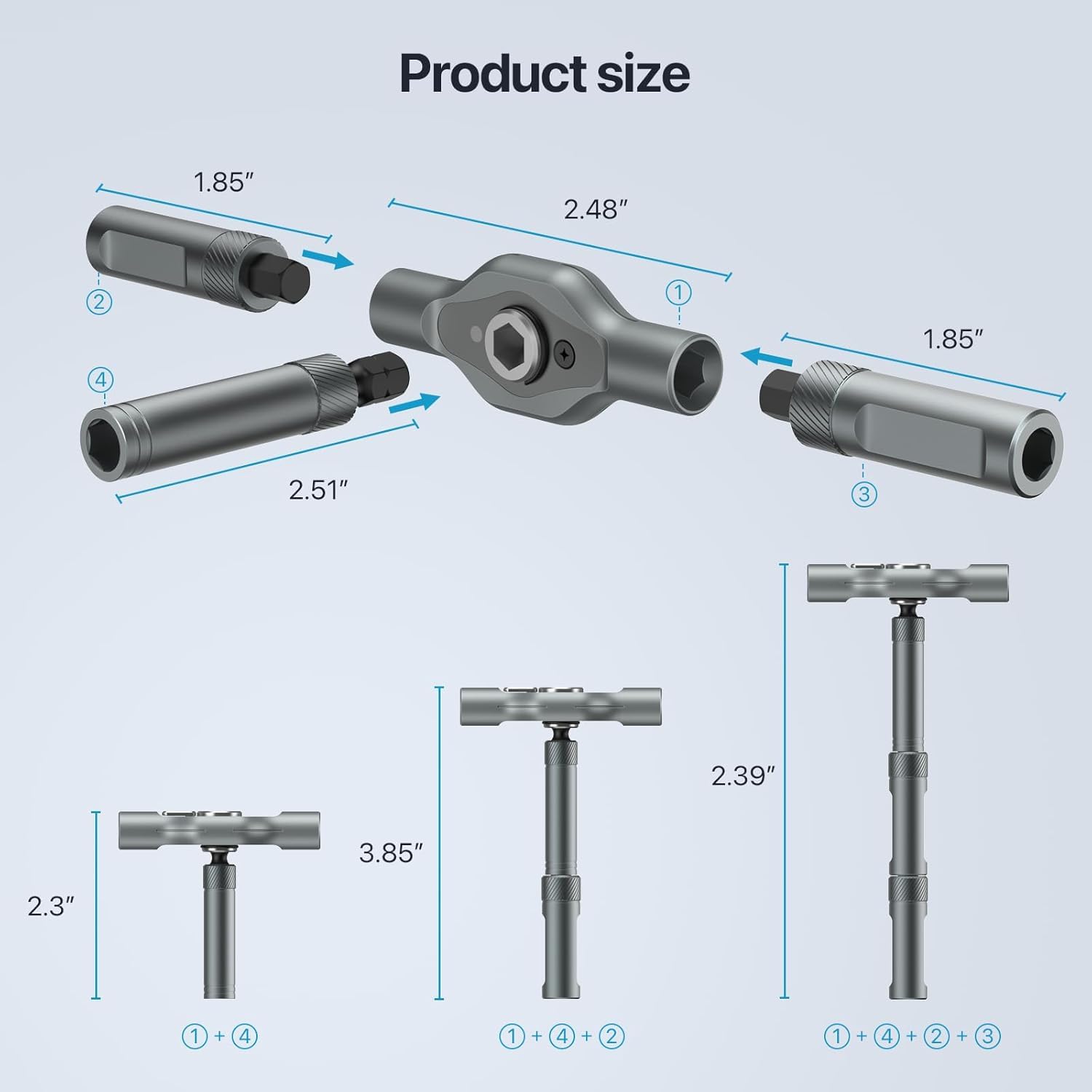 Destornillador de bricolaje 24 en 1, juego de destornilladores de llave de trinquete multiusos, multifuncional, extraíble, kit de destornilladores de precisión magnéticos