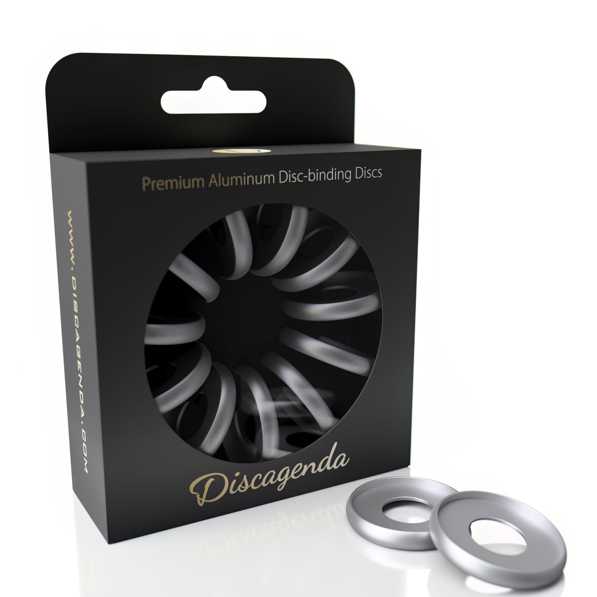 Discagenda Discbound Discs (Silver, 11 Piece 1.3in)