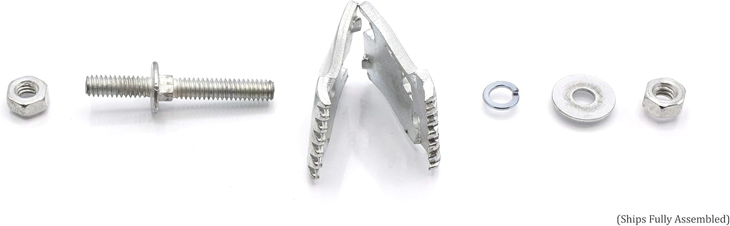 🔥 Cаѕhbасk uр tо 70% I Beam Style Ground Clamp - Galvanized Heavy Duty Trailer I-Beam Grounding, Stranded or Solid Wire - Grounding Tools Edition - UL Listed - Antenna, Satellite Dish, Cable TV - 10 Pack