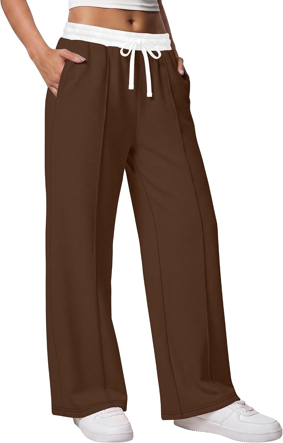  Sweatpants Women Wide Leg Baggy Pants Lounge Fall Outfits Pockets thumbnail