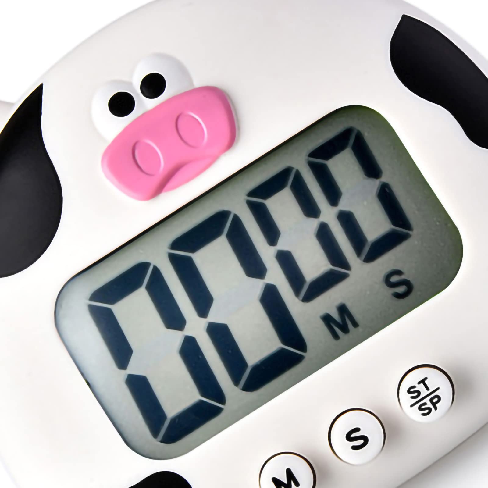 Kitchen Timer Magnetic Countdown Digital Electronic with ON Off Switches Cute Cartoon Animal Digital Cooking Timer for Bake Egg Toothbrush Classroom Teacher - Image 4