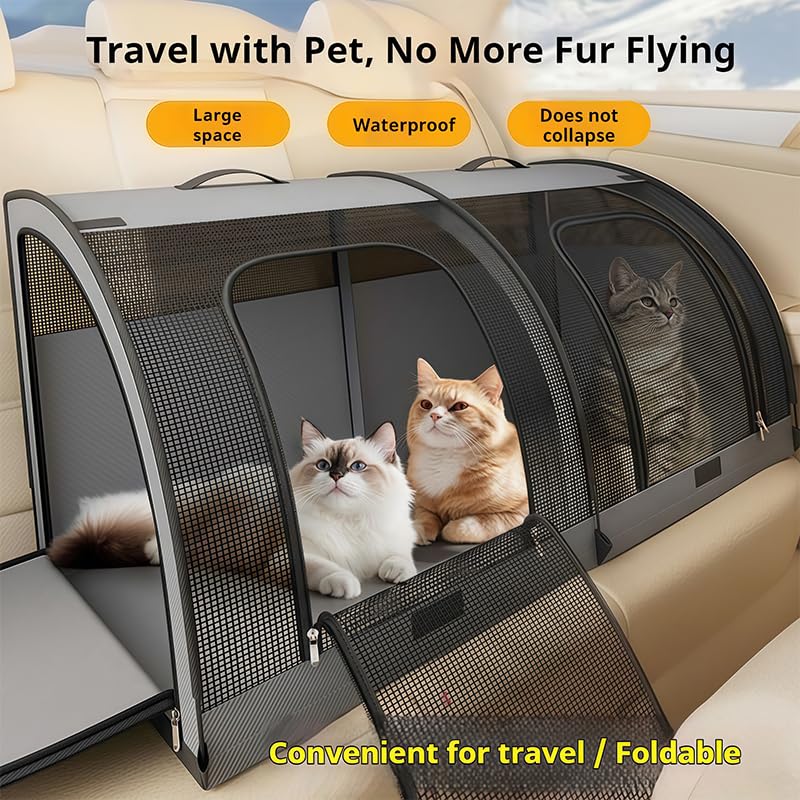 Tenda Sedile Posteriore Cani Trasportino per Peugeot RCZ 2010-2015