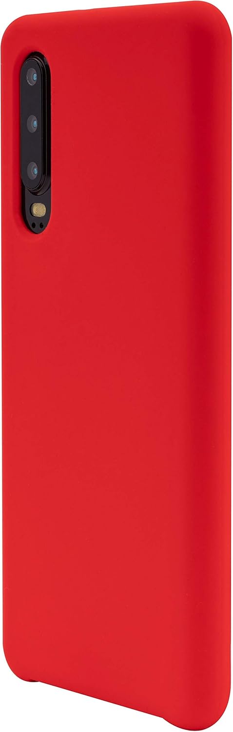 JT Berlin Liquid Silicone Case Protective Cover Steglitz for The Huawei P30 - red [Liquid Silicone I Microfiber Lining I Qi Compatible] - 10443