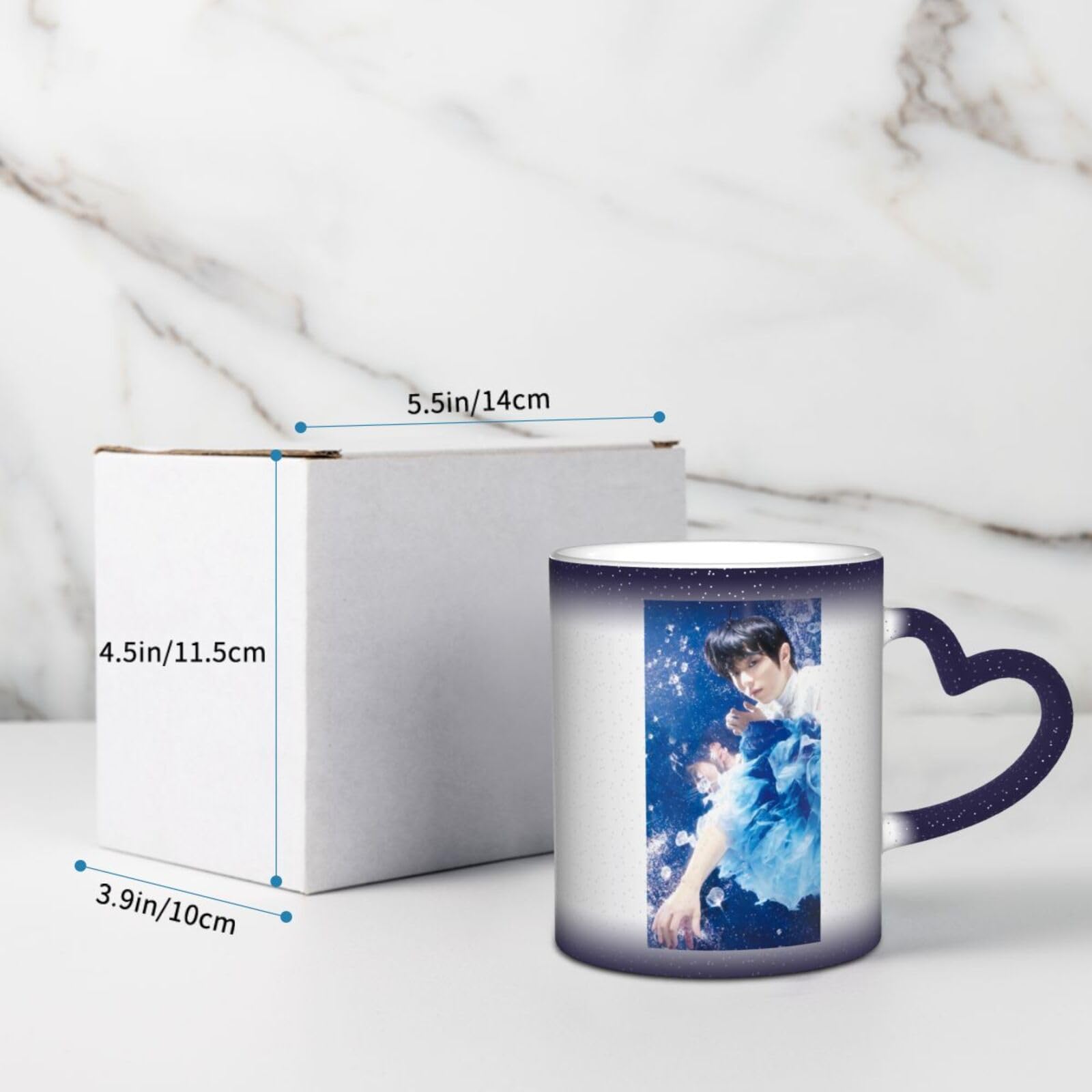 Amazon.co.jp: 羽生結弦 (5) おしゃれ 感熱変色 陶器 マグカップ 9.5
