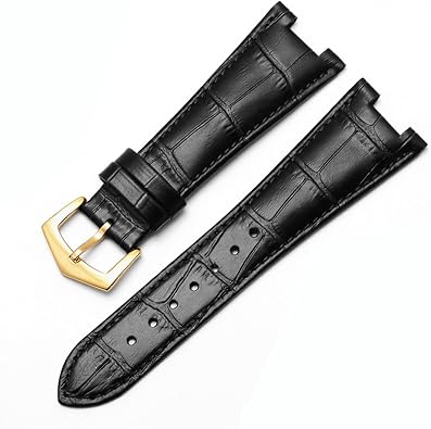 Genuine Leather Watch Band For Patek Philippe 5711 5712G Nautilus Watchs Men And Women Special Notch 25mm*12mm Watch Strap