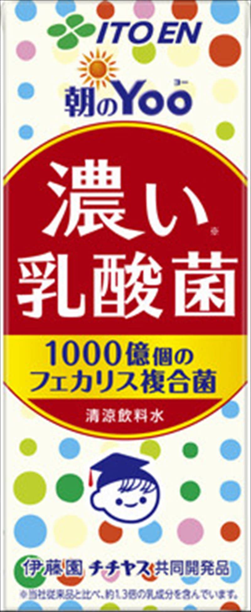 Amazon.co.jp: 伊藤園 朝のYoo 濃い乳酸菌 200ml×24本 : 食品・飲料・お酒