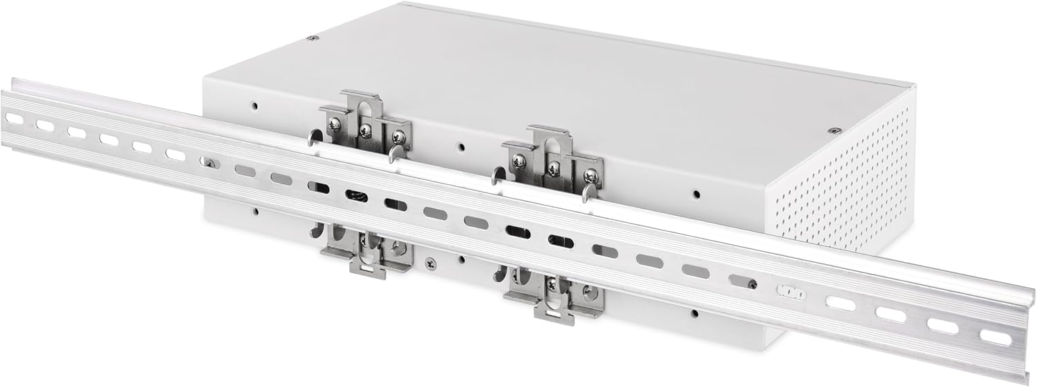 Eversecu 360W DIN Rail UPS - Zero-Delay Backup Power Supply for CCTV, Burglar Alarms & Access Control (52V/12V Output) (Battery is Not Included)