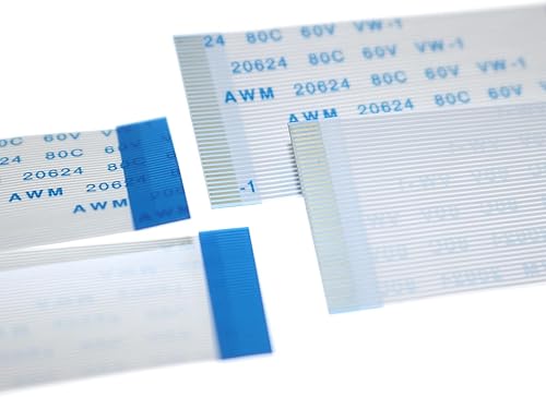 Miniatura 2 de Lind Kitchen 20 unidades de cable plano flexible de 0.020 in de paso de 40 pines para TV LCD, audio de coche, reproductor de DVD, computadora