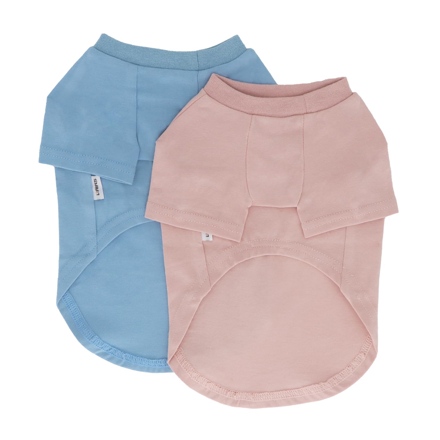 Vêtement coton pour chiot tasse de thé LOPHIPETS t-shirt S bleu rose