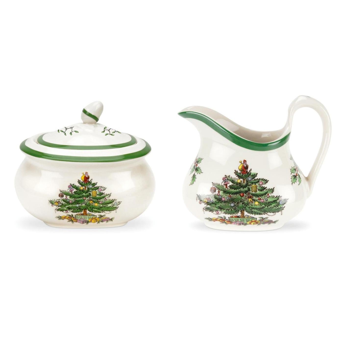 Amazon.com | Spode Christmas Tree Sugar & Creamer Set - 16oz Sugar