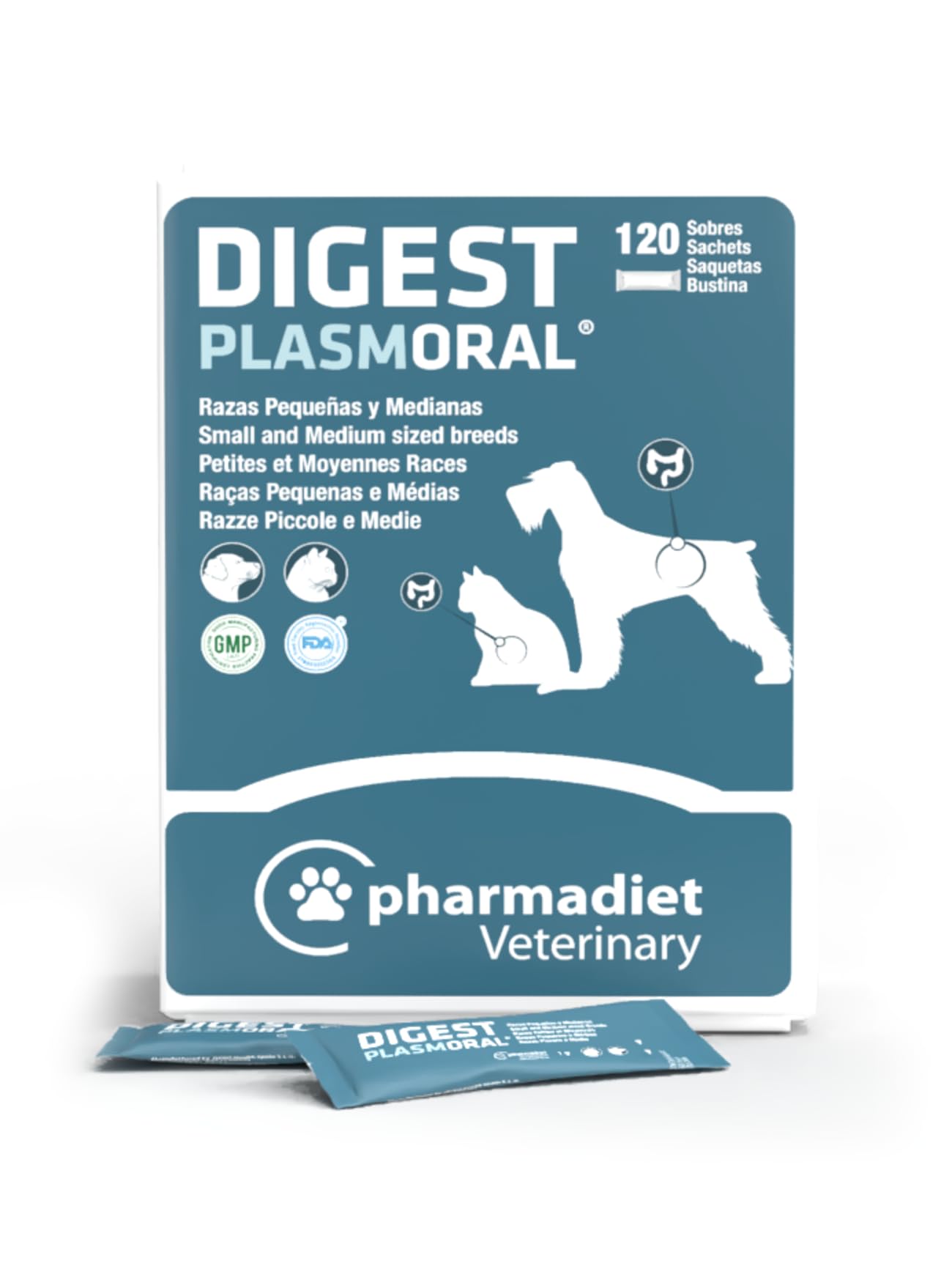 Digest PLASMORAL 120 Sobres Razas PEQUEÑAS Y Medianas