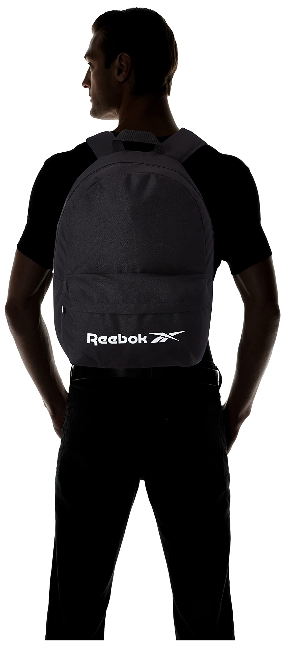 Reebok Backpack, Black/Black, One Size