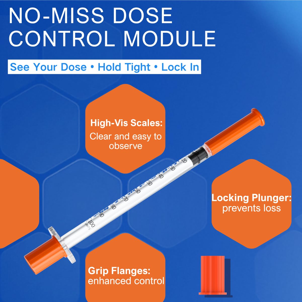 1mL/cc Syringe with 31G 5/16" (8mm) Needle | 100 Individually Wrapped Units | Lab Tools — Amazon image 3