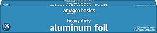 Amazon Basics Heavy Duty Aluminum Foil, 125 Square Foot Roll, 1-Pack (Previously Solimo)
