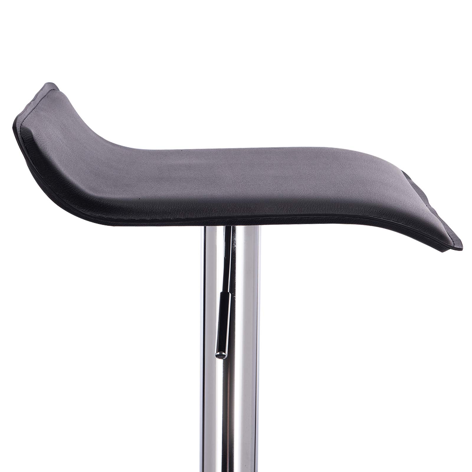 eSituro Bar Stools Black Barstools Set of 2 Adjustable Steel Bar Stools