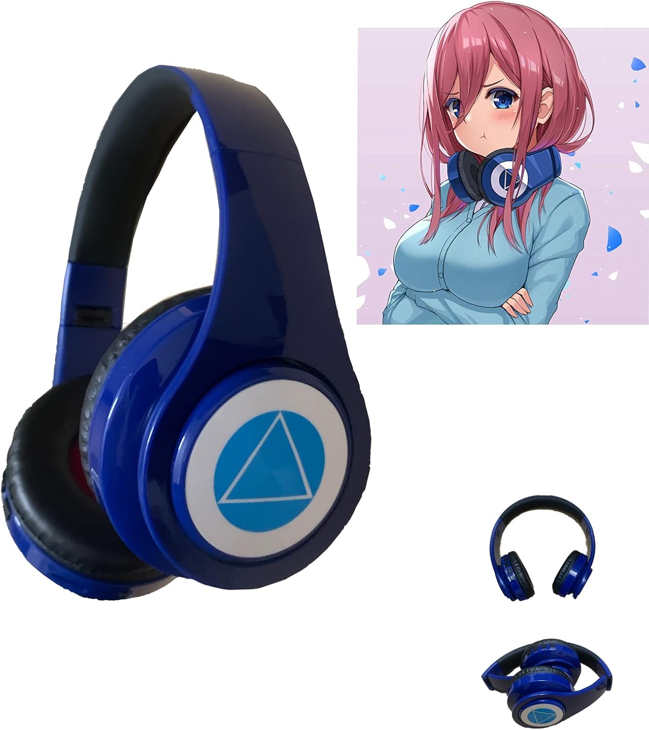 中野三玖 ヘッドホン 中野みく 無線 有線 ワイヤレス ワイヤレスヘッドホン Sdカード対応ヘッドセット マイク内蔵 長時間再生 5 0 Bluetooth 五等分の花嫁