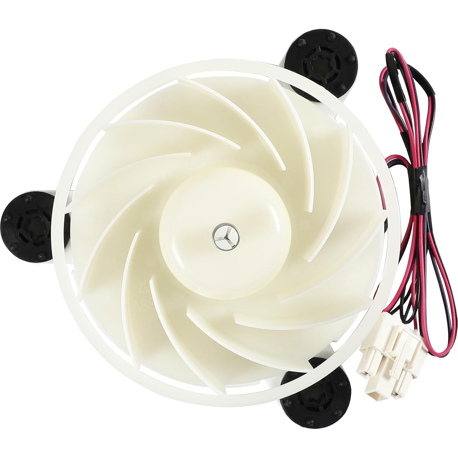 ZWF-30-3 B15190.4-12 Refrigerator Cooling Fan Motor, zbyp-2.5-8-52 Fridge Refrigeration Freezing Fan 12V 3W 3-Wire 1870RPM