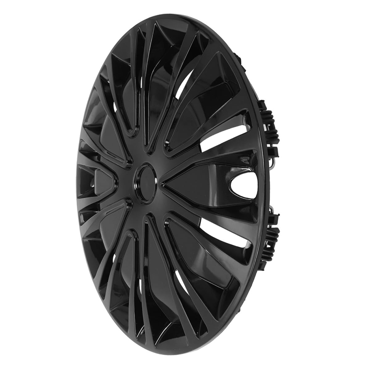 Tapacubos de 15 Pulgadas para Coche Cubierta Decorativa de Buje Resistente de PP Color Negro Compatible Mayoría de Llantas Protección contra Suciedad y Desgaste Accesorio