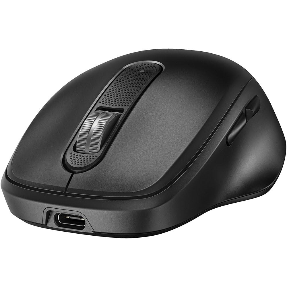 HP 515 - Maus - vollständig, ultraschnell aufladbar - 5 Tasten - kabellos - 2.4 GHz - kabelloser Empfänger (USB) - Schwarz