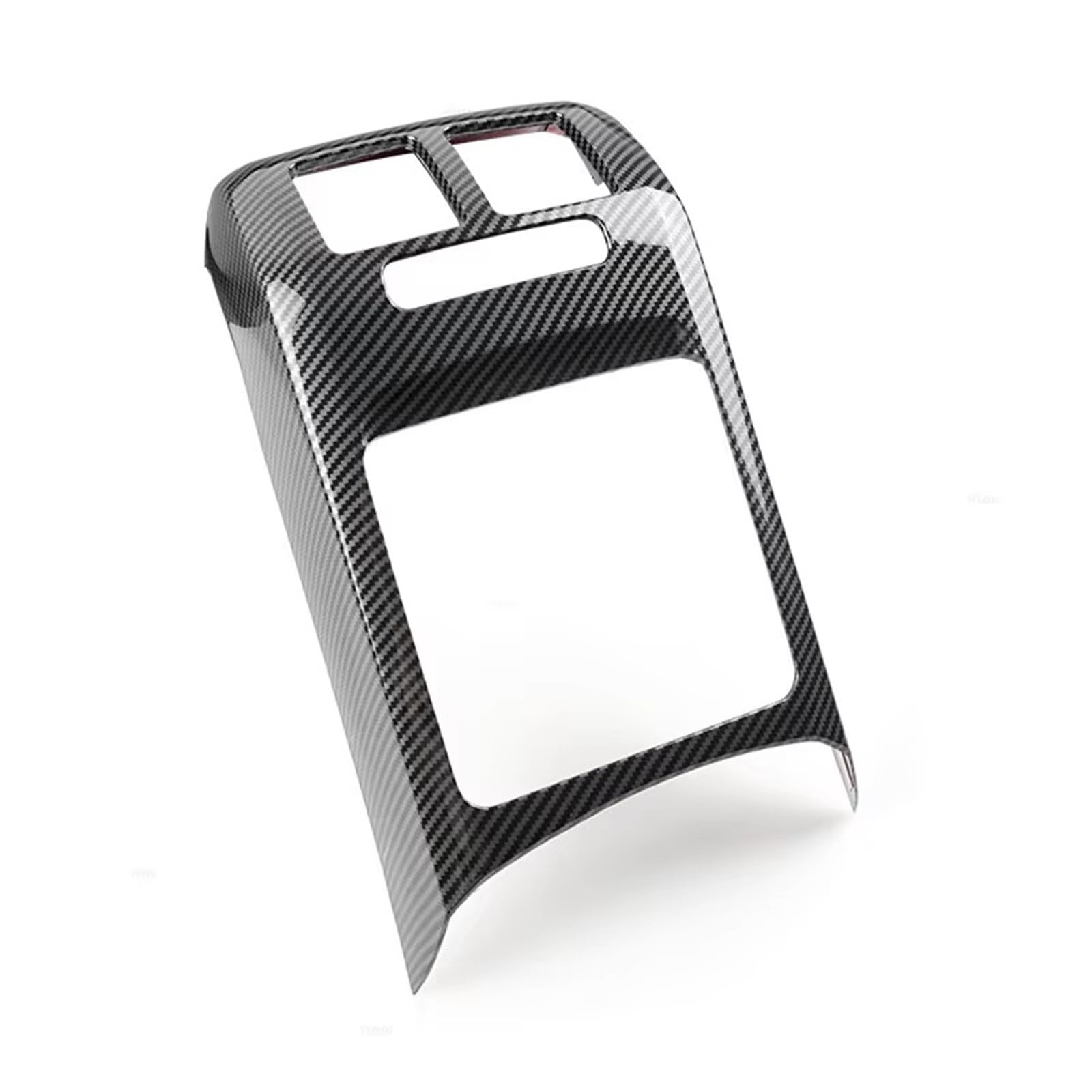 Adorno Salida De Aire Compatible Con MK6 2008-2013 Caja De Reposabrazos Control Central Coche Cubierta Salida Aire Acondicionado Trasero Accesorios Ajuste Grano Fibra Carbono