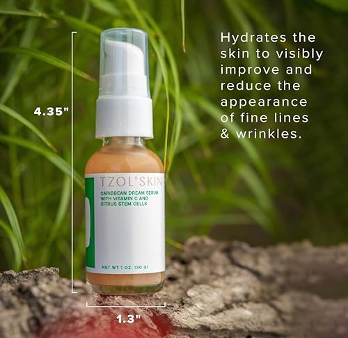 Miniatura 2 de TZOL'SKIN - Caribbean Dream Serum - Suero CC - Vitamina C y ácido hialurónico - Células madre cítricas - Hidratantes - Para manchas oscuras -
