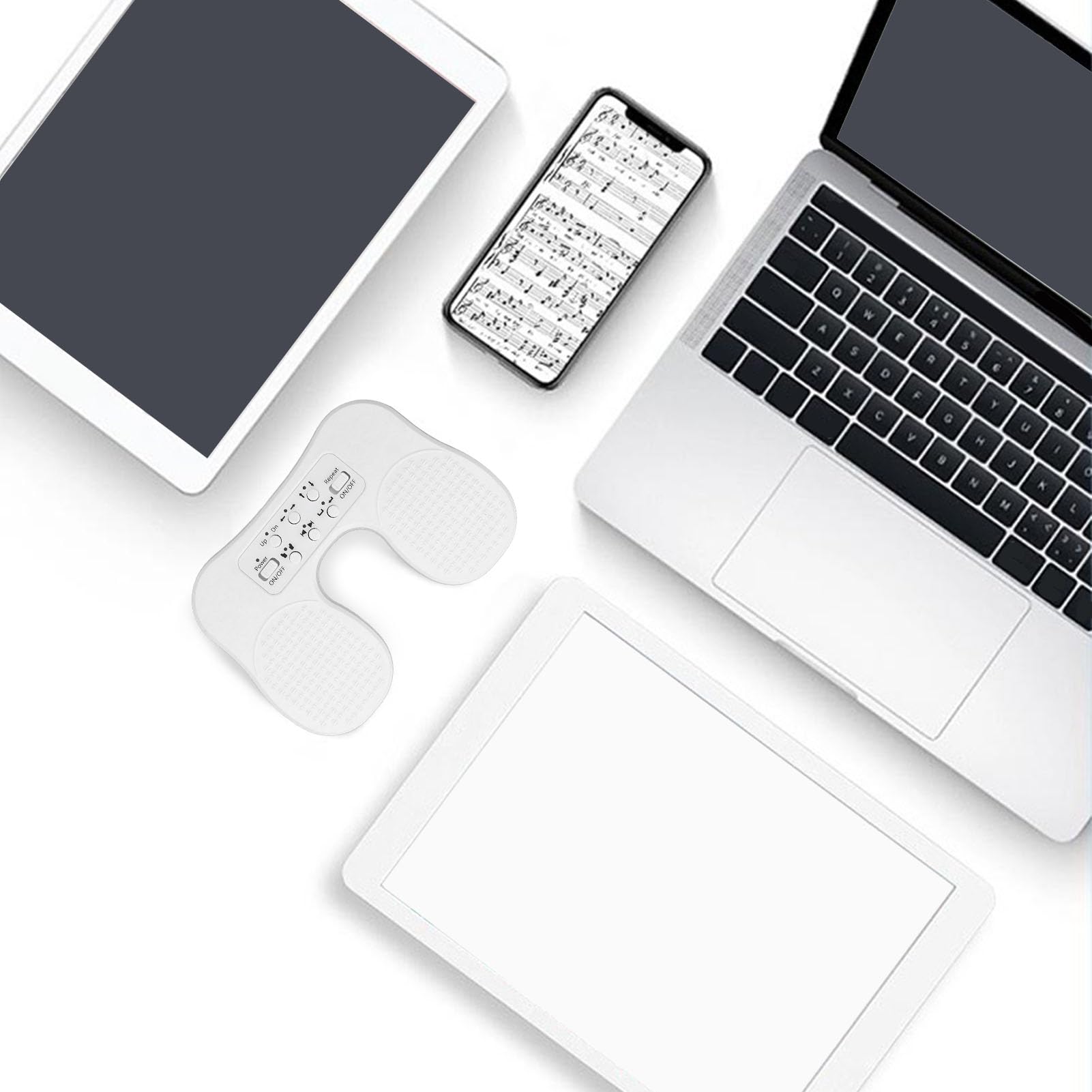 Pedale Girapagina, Pedale USB, Supporto Musicale per Pedale Girapagina Ricaricabile USB C Silenzioso per Tastiera del Telefono Tablet