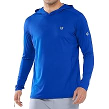 NORTHYARD Mens Sun Protection Shirt UPF 50+ Hoodie Long Sleeve Fishing Swim Rash Guard Shirts UV SPF Lightweight Running