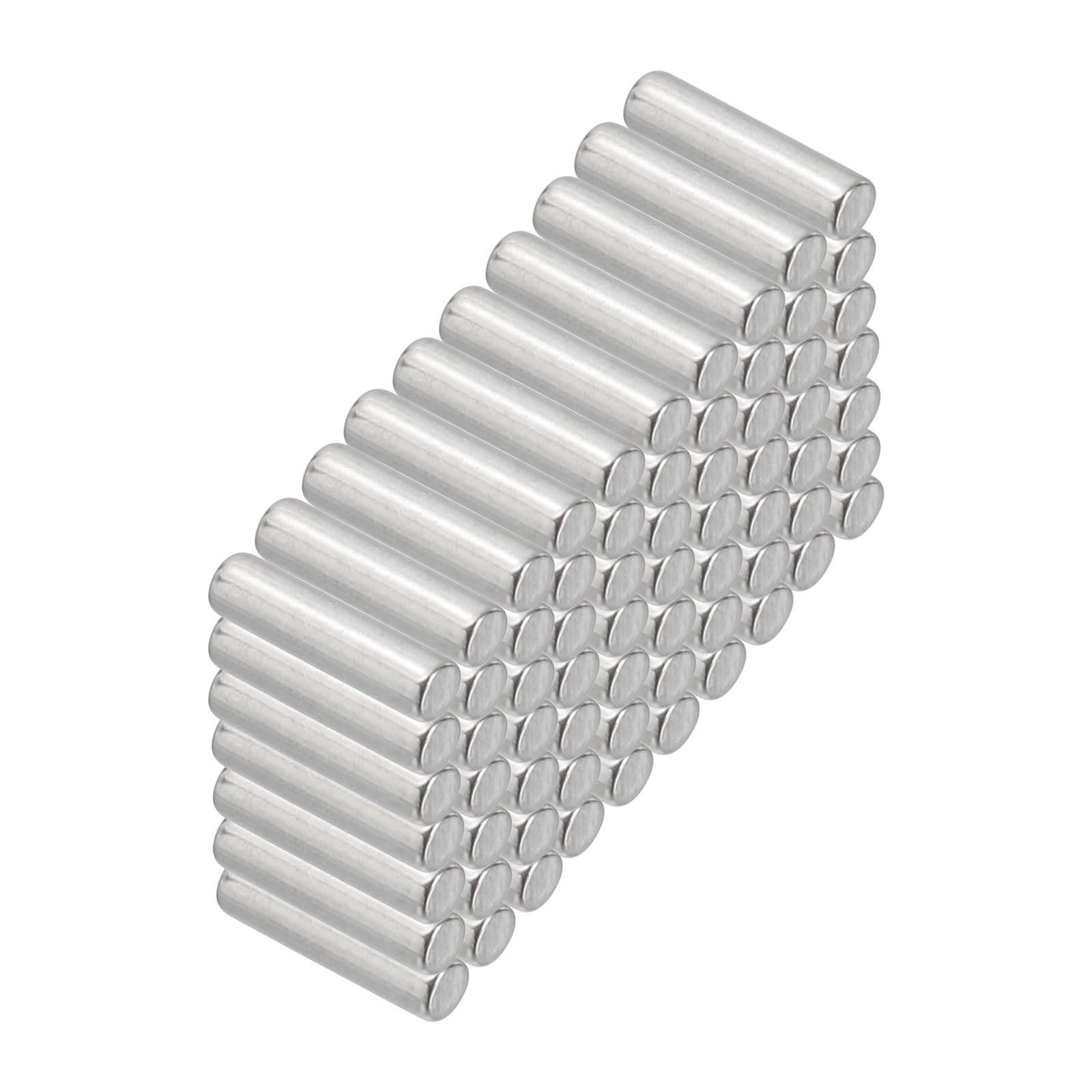 PATIKIL 50pz Tasselli in 304 Acciaio Inox 3 x 10mm, Spina Centraggio Perni Metallo Cilindrica per Mensole