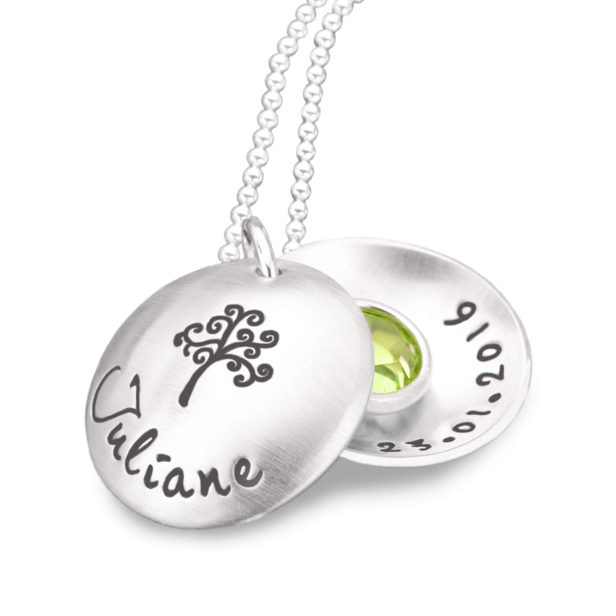 Taufkette BÄUMCHEN 925 Silber Kette mit Lebensbaum