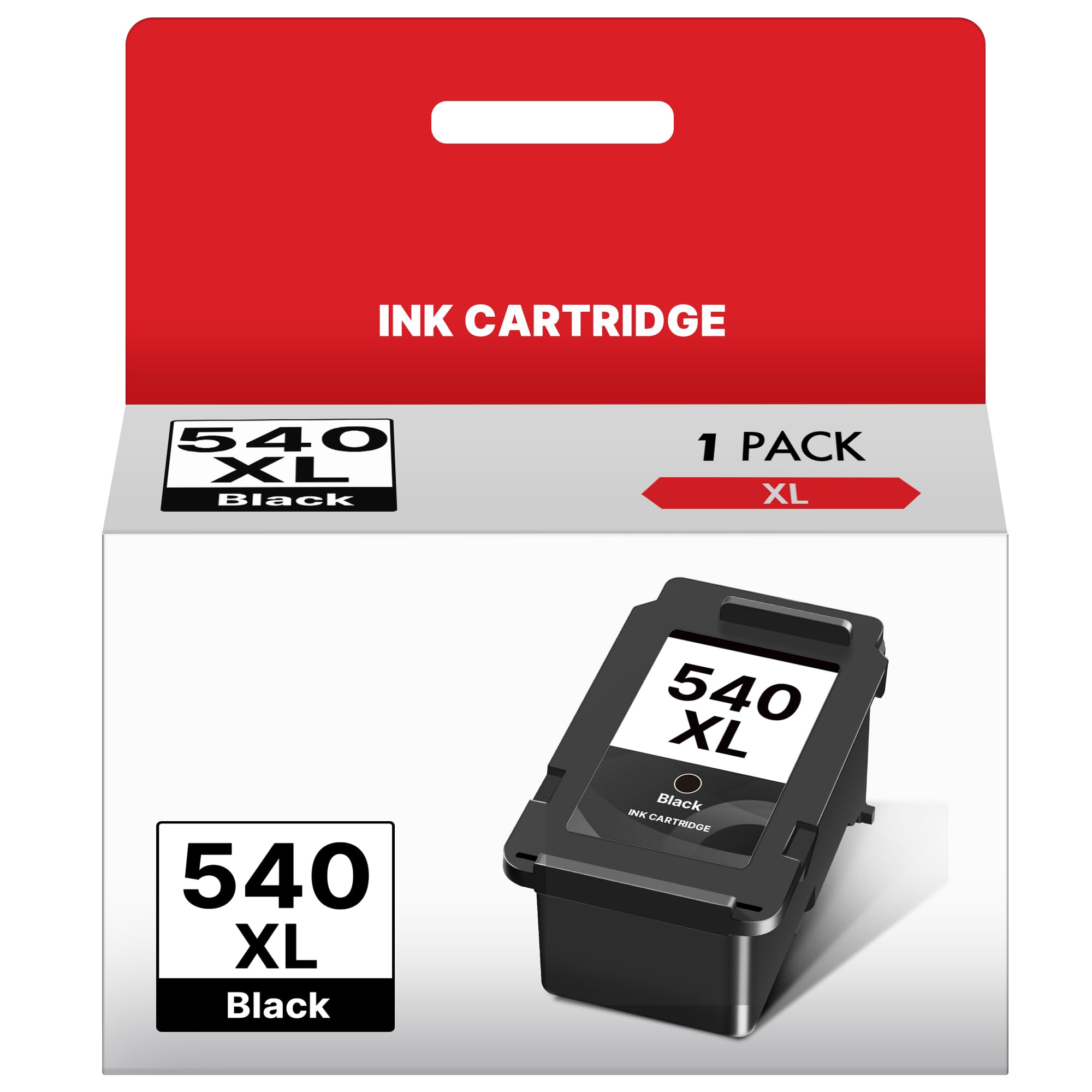 PG-540XL 540XL Black Ink Cartridge Replacement for Canon Cartridge 540 XL for Canon Pixma MG3650 MG4250 MG3500 MG3600 MG3100 MG3150 MG3200 MG3250 MG3550 (Black, 1-Pack)