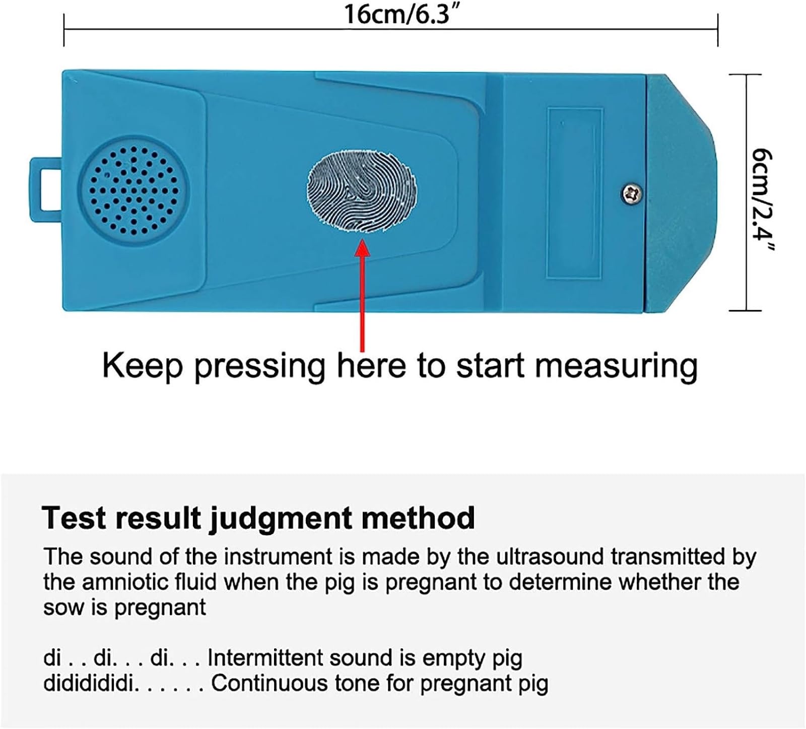 Pig Sheep Pregnancy Testing Scanner,Pig Pregnancy Tester, Farm Veterinary Sow A Pregnancy Tester