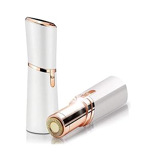 Womens Painless Hair Remover White Rose Gold