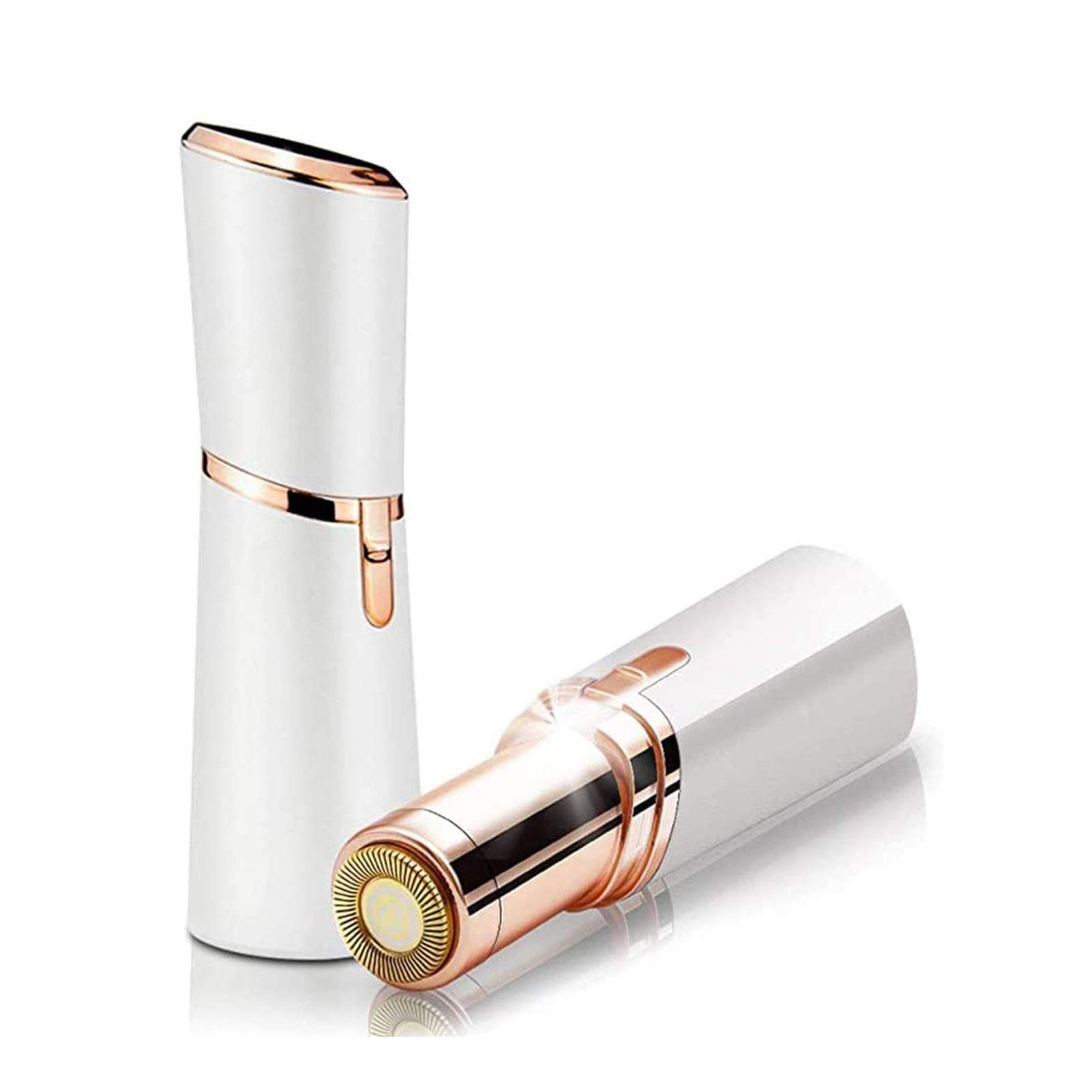 Womens Painless Hair Remover White Rose Gold