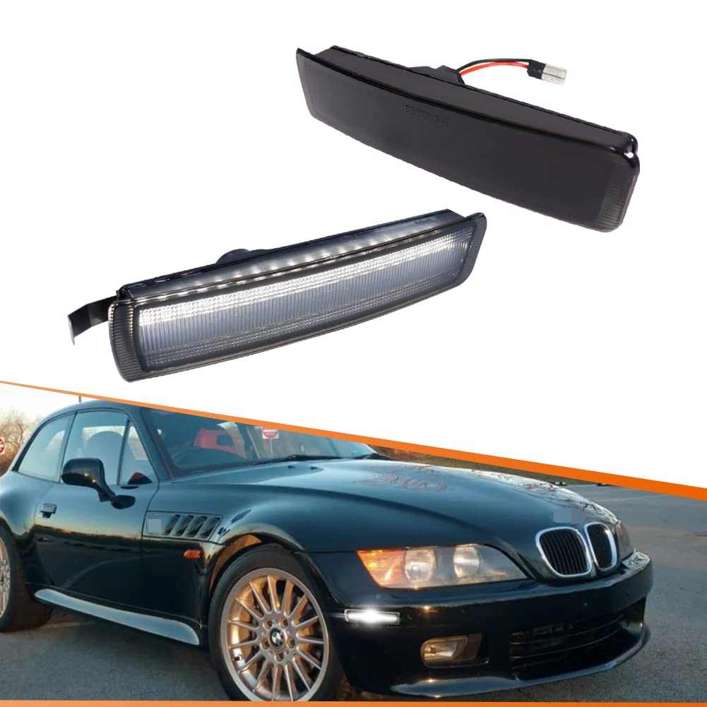 Amazon.com: ADIIL Smoked Lens White Full LED Front Fender