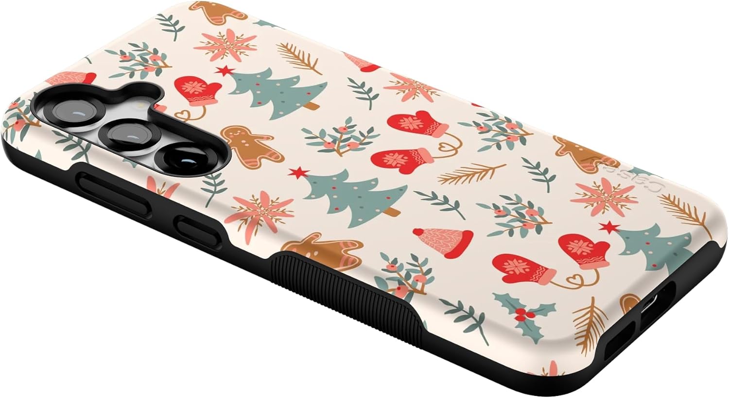 Casely Galaxy S25 Plus Case | Sugar and Spice | Holiday Cookie | Bold Protective Design | Compatible with MagSafe
