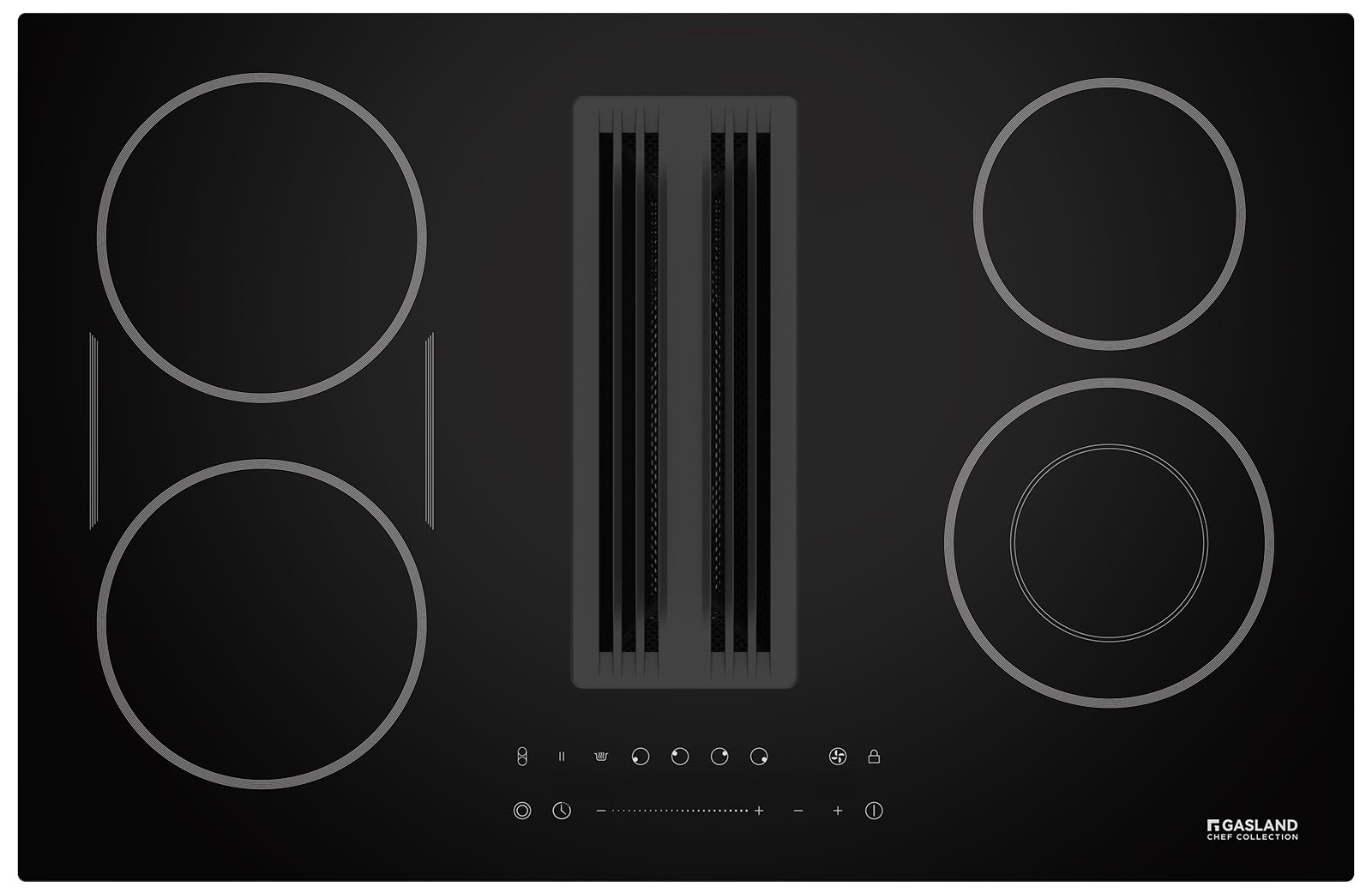 GASLAND CHEF COLLECTION 31.5'' Electric Cooktop with Downdraft Vent, 240V