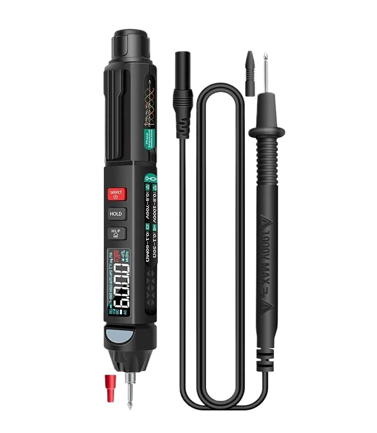 A3008 Digital Multimeter 6000 Counting Sensor AC(A3008)