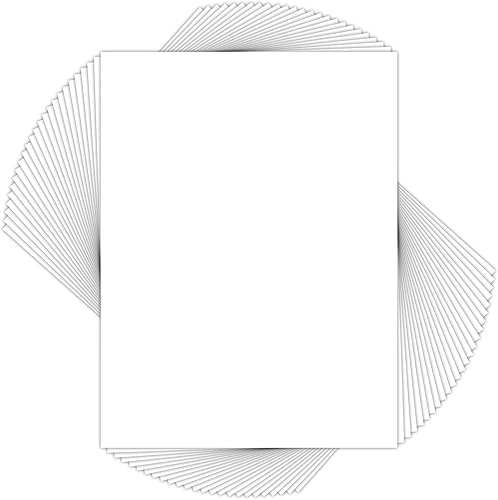 Miniatura 21 de Mat Board Center, paquete de 25, tableros de respaldo blanco de 16 x 20 pulgadas, cartón de 4 capas de grosor para foto/foto/marco de soporte trasero