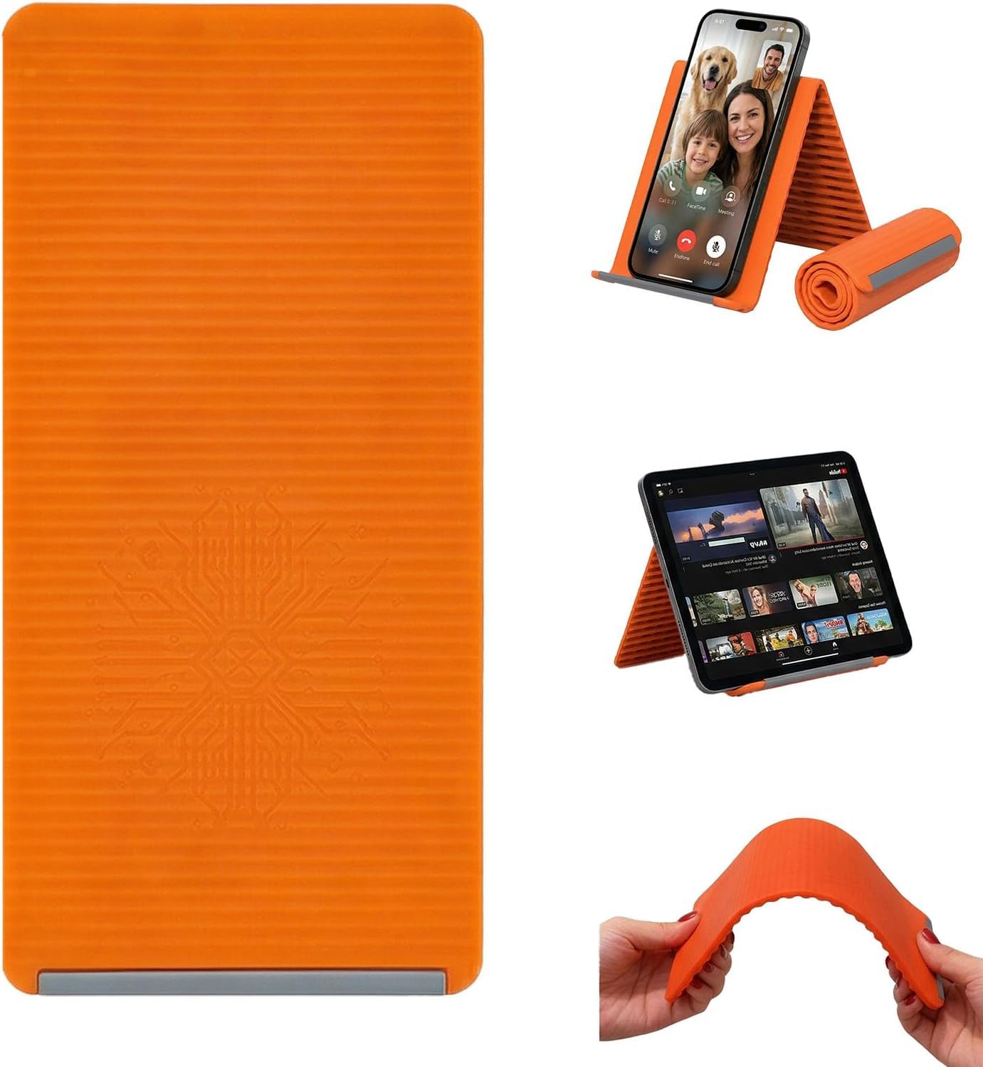 ZORBES® Multi-Functional Foldable Mobile & Tablet Stand, Multi-Angle Adjustable, Hanging Screen Clip & Riser, Portable Anti-Slip Stand for Phones, Tablets and Notebooks, Lightweight & Portable Design-image-36