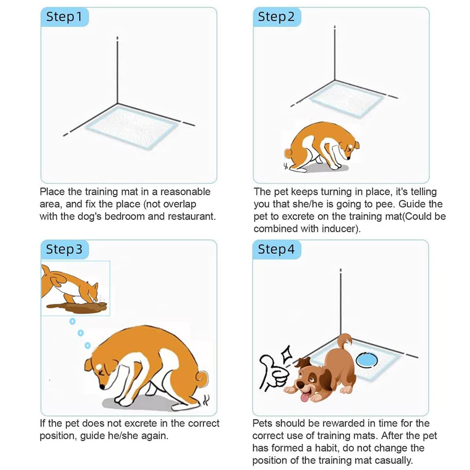 Empapadores para Perros, Alfombrillas Higiénica Desechables para Mascotas,Toallitas De Entrenamiento para Mascotas,Súper Absorbente Empapadores para Perros