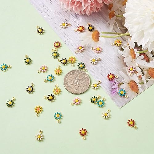 Miniatura 4 de Colgantes esmaltados de verano para jardín, colgantes de insectos, colgantes, collares, brazaletes, fabricación de joyas, broches, bolígrafos,