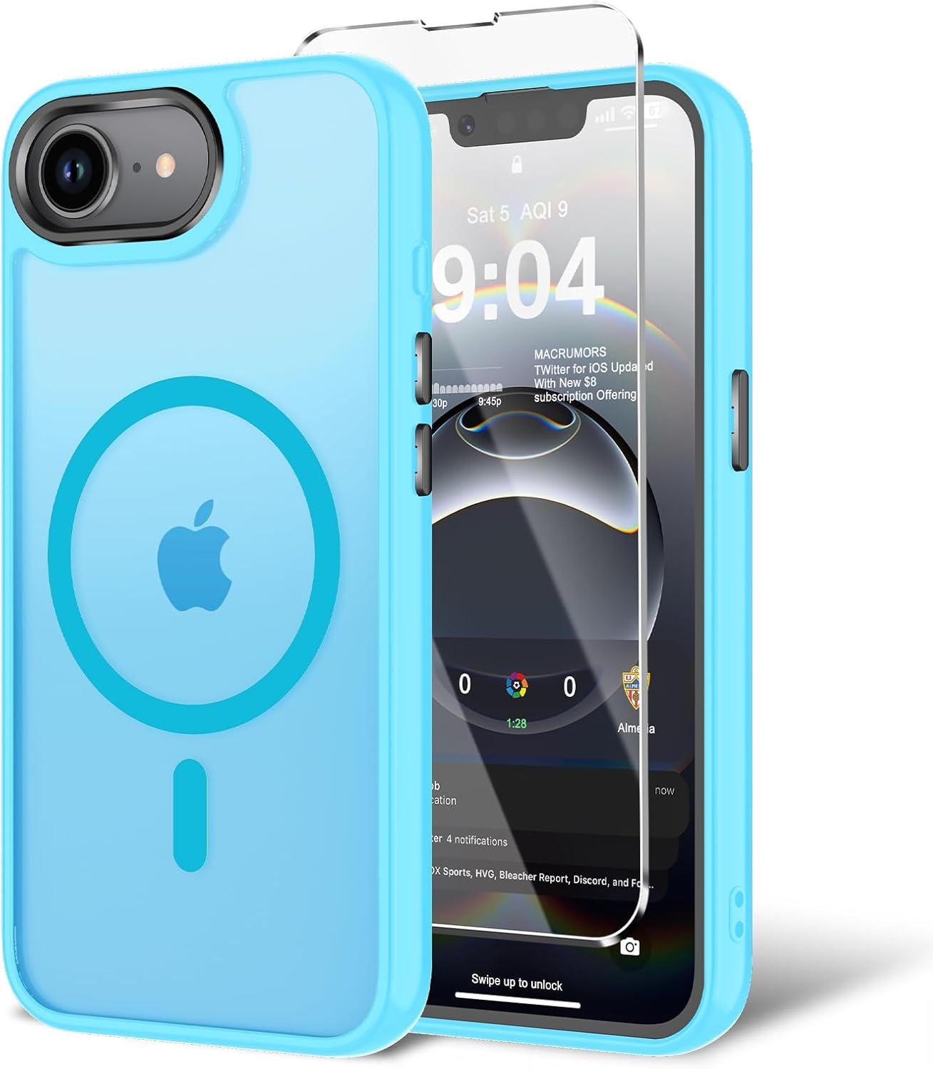 Amazon.com: BPOASE for iPhone 16E/iPhone 17E Case with Screen Protector ...