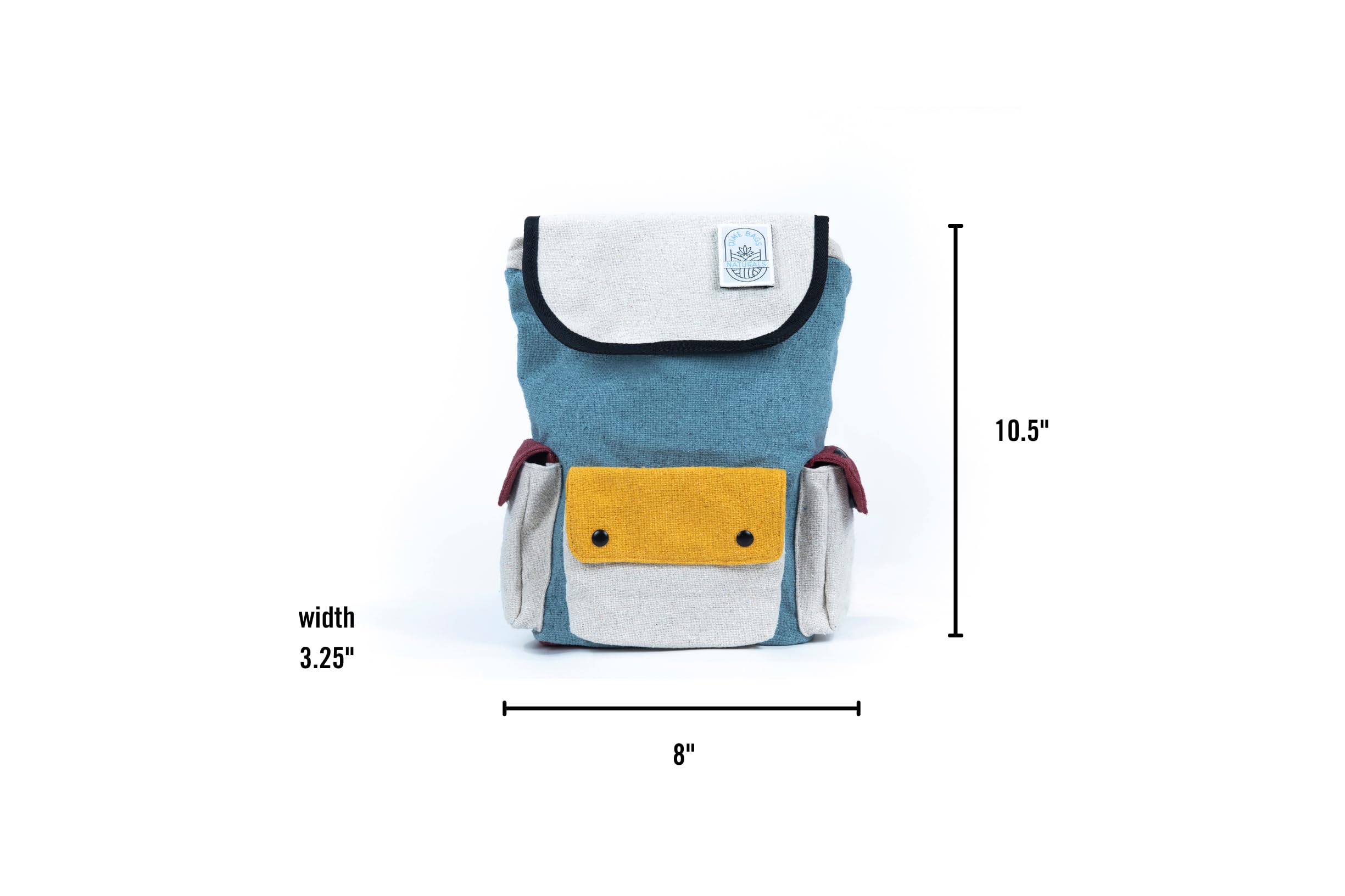 DIME BAGS Naturals The Wanderer Mini Backpack - Boho Blue  display picture 1